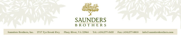 Printed at Saunders Brothers, www.saundersbrothers.com